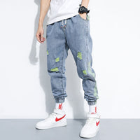 Multi-pocket jogger cargo pants elastic