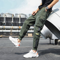 Black Hip Hop Casual Streetwear Pants
