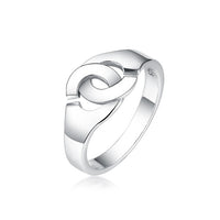 100% Sterling Silver Handcuff Ring